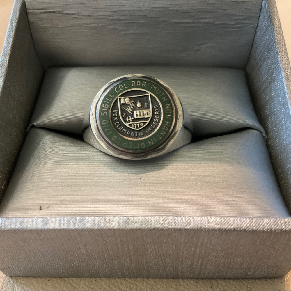 Sterling Silver Dartmouth (Ivy League) Ring